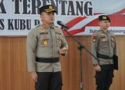 IPTU Melki Resmi Jabat Kapolsek Terentang, Ini Harapan Kapolres Kubu Raya