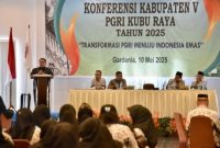 Wabup Sukiryanto Ajak PGRI Bersinergi Tingkatkan Layanan Pendidikan di Kubu Raya. Foto/Istimewa. 