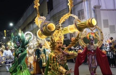 Kostum Ikonik Pontianak Pukau Penonton Karnaval Budaya di Surabaya. Foto/Istimewa. 