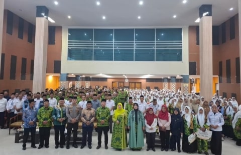 Bimbingan Manasik dan Pelepasan Jamaah Haji Kabupaten Kubu Raya. Foto/Istimewa. 