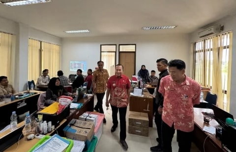 Bupati Sujiwo Sidak Dinas PUPR Kubu Raya, Tegaskan Disiplin Dan Pelayanan Maksimal