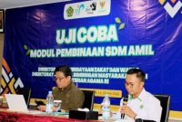 Uji Coba Modul Pembinaan SDM Amil, Bahas Strategi Pengelolaan Zakat di Pontianak. Foto/Istimewa. 