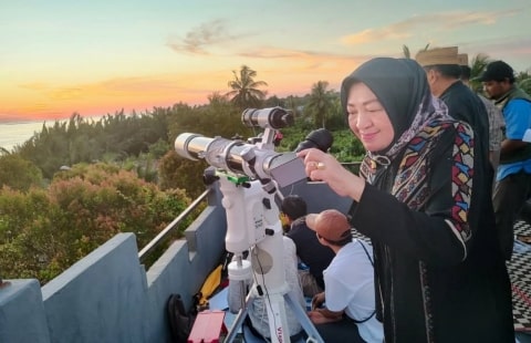 DWP Kanwil Kemenag Kalbar Hadiri Rukyatul Hilal Penentuan Awal Zulhijah 1446 H
