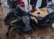 Dua Unit Sepeda Motor Terbakar di Sungai Kakap, Polisi Lakukan Penyelidikan