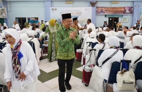 Pesan Edi Kamtono Kepada 439 Jamaah Haji Pontianak: Luruskan Niat Agar Menjadi Haji Mabrur