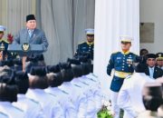 Presiden Prabowo Subianto memimpin Upacara Peringatan Hari Lahir Pancasila tahun 2025 yang digelar secara khidmat di Gedung Pancasila, Kementerian Luar Negeri, Jakarta, pada Senin, 2 Juni 2025. 