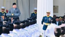 Presiden Prabowo Subianto memimpin Upacara Peringatan Hari Lahir Pancasila tahun 2025 yang digelar secara khidmat di Gedung Pancasila, Kementerian Luar Negeri, Jakarta, pada Senin, 2 Juni 2025. Foto/Istimewa. 
