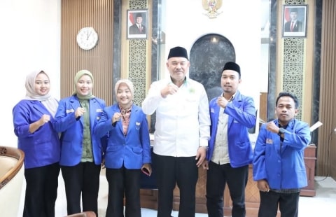 PKC PMII Kalbar Audiensi ke Kemenag Kalbar, Sampaikan Peran Aktif Penguatan Moderasi Beragama