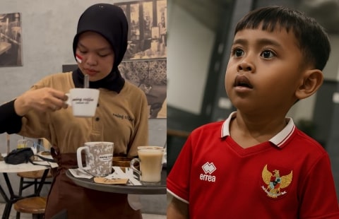 Kopi, Garuda, dan Nasionalisme: Kemeriahan Nobar Timnas Vs Cina di Aming Coffee Siantan