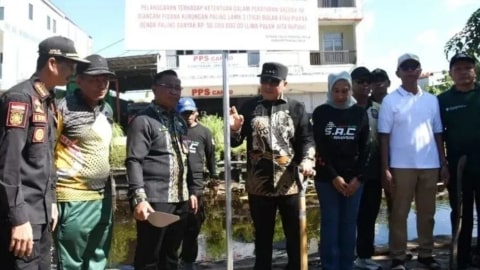 Pemkab Kubu Raya Tertibkan PKL di Ruas Serdam Sudarso