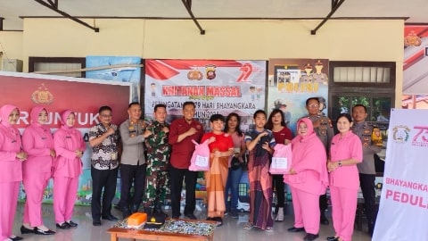 Peringati Hari Bhayangkara ke-79, Polres Kubu Raya Gelar Khitanan Massal