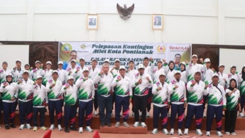 29 Atlet Pelajar Kota Pontianak Ikuti POPDA 2025, Targetkan Juara Umum