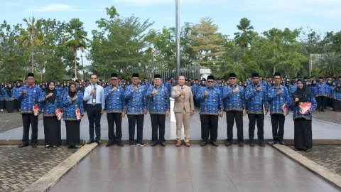 Sebanyak 621 PPPK Kubu Raya Resmi Dilantik, Sujiwo: ASN Bukan Soal Seragam Tetapi Tanggung Jawabnya