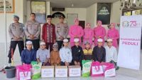 Polsek Teluk Pakedai Salurkan Bantuan Sosial ke Pondok Pesantren