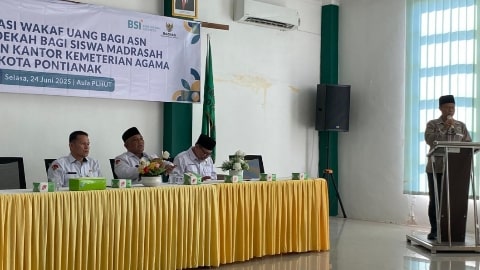 Ketua BWI Pontianak Prof Zaenuddin Dukung Wakaf Uang dan Like Sedekah