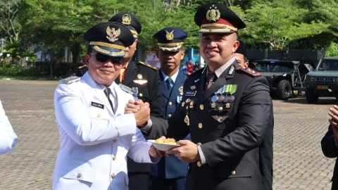 Bupati Kubu Raya Beri Apresiasi kepada Polres di Hari Bhayangkara ke-79