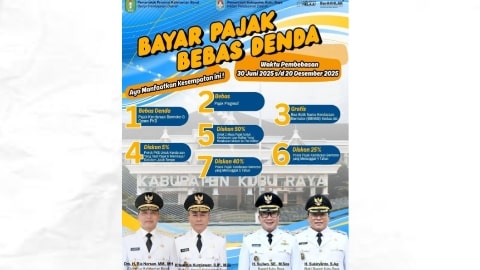 Kabar Gembira! Denda Pajak Kendaraan Dihapus Mulai 30 Juni 2025
