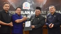 rapat paripurna di Ruang Sidang DPRD Kubu Raya, Rabu (9/7/2025).