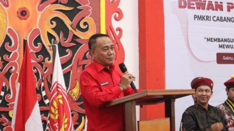 Pelantikan PMKRI Pontianak 2025–2026, Wagub Krisantus: Kalian Harapan Bangsa