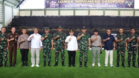 Gubernur Kalbar Dukung Pembinaan Olahraga Menembak pada HUT Kodam XII/Tanjungpura