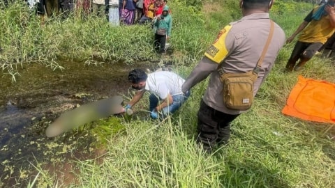Terungkap! Mayat Pria Misterius di Parit Sawit Ternyata Kakek 80 Tahun yang Hilang
