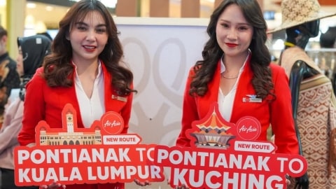 AirAsia Resmikan Penerbangan ke Pontianak dari Malaysia, Harga Tiket Promo Mulai Rp400 Ribuan