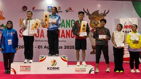 Ismayati Persembahkan Medali Emas untuk Kalbar di FORNAS VIII 2025 Lombok