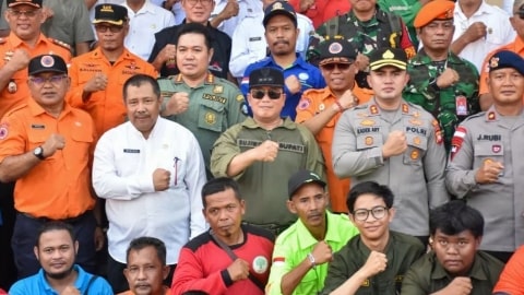Gelar Apel Siaga Karhutla, Pemkab Kubu Raya Libatkan TNI-Polri Hingga Relawan dalam Posko Terpadu