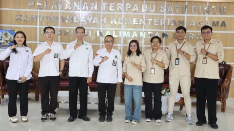 Perkuat Pelayanan Umat, Bimas Katolik Kalbar Terima Kunjungan Dirjen Kemenag RI