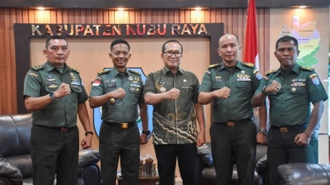 Bupati Kubu Raya dan Kodam XII/Tanjungpura Perkuat Sinergi Demi Keamanan dan Pembangunan Daerah