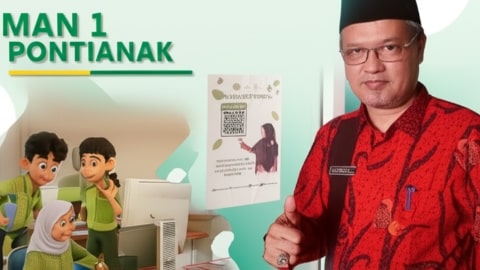 MAN 1 Pontianak Luncurkan Buku Tamu Digital, Wujudkan Layanan Administrasi Modern dan Efisien