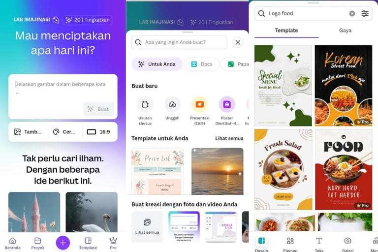 Ilustrasi Fitur-Fitur di Canva, sumber Foto : ss Faisal
