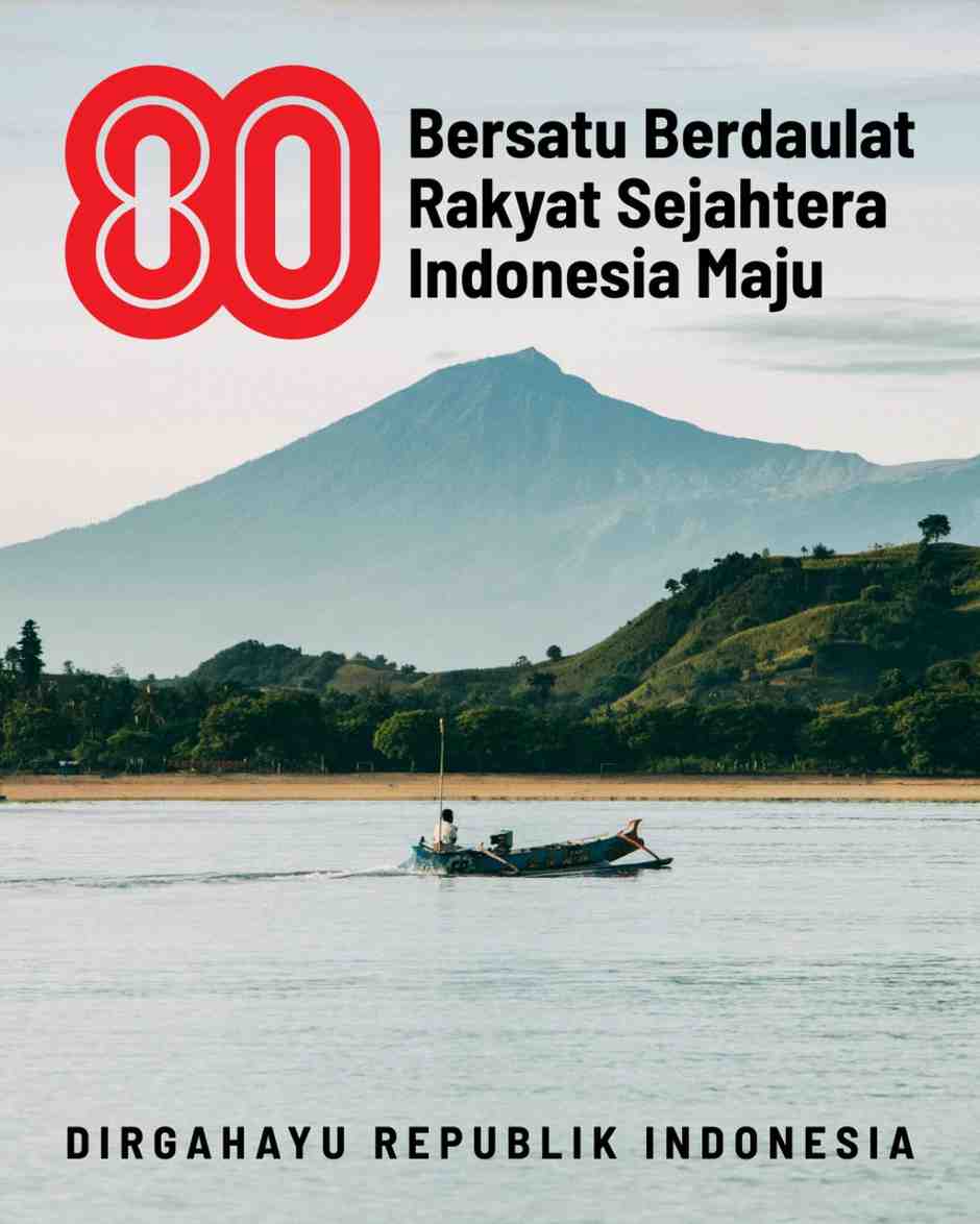 Logo HUT RI ke-80, Sumber Foto : Website Kementerian Sekretariat Negara