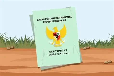 Ilustrasi Sertifikat Tanah, sumber Foto : Istimewa