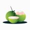 Ilustrasi Kelapa, By : Frepik