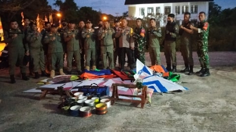 Penertiban Layangan di Kubu Raya: Puluhan Diamankan, Termasuk Tali dan Gerinda