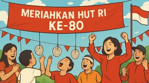 Ide Lomba 17 Agustusan 2025: Meriahkan HUT RI ke-80 Paling Kreatif, Lucu, dan Penuh Makna
