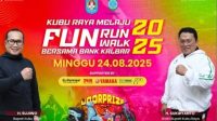 Meriahkan HUT ke-18, Pemkab Kubu Raya Gelar Fun Run 2025 Berhadiah Sepeda Motor