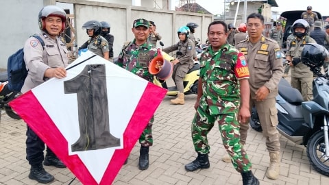 Puluhan Layangan Bertali Tajam Diamankan, Razia Gabungan Digelar di Kubu Raya