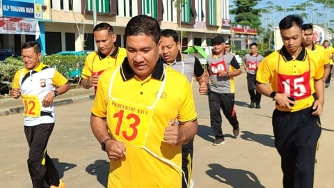 Polres Kubu Raya Uji Fisik 180 Personel untuk Jaga Kesiapan Tugas