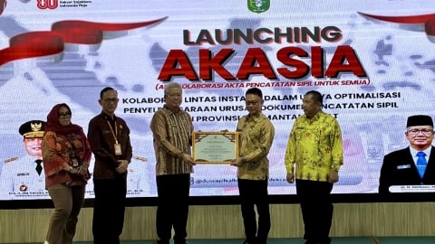 AKASIA Resmi Diluncurkan, Warga Kalbar Kini Lebih Mudah Urus Dokumen Dukcapil