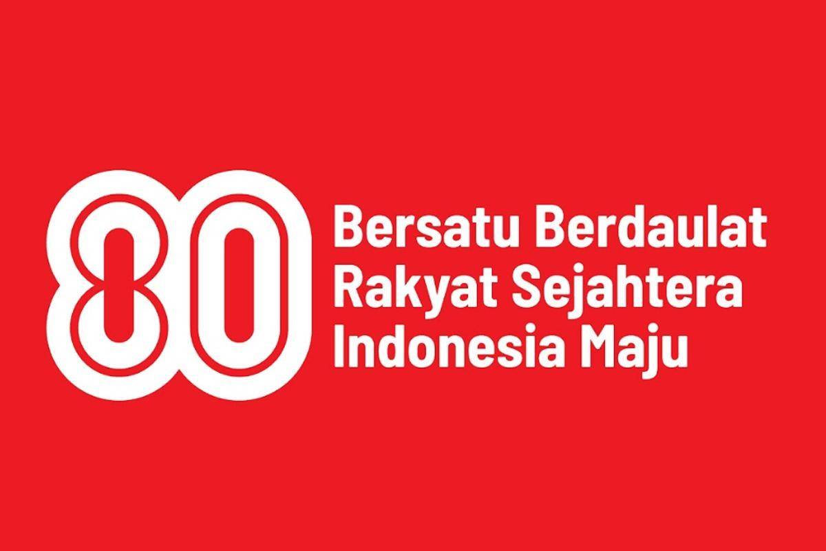 Logo HUT RI ke-80, Sumber Foto : Istimewa