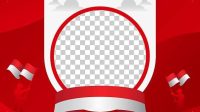 Ilustrasi Twibbon HUT RI ke-80, Sumber Foto : Frepik