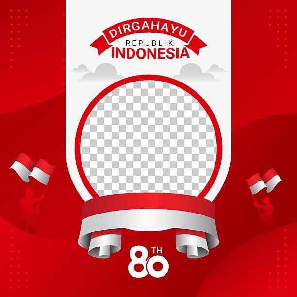 Ilustrasi Twibbon HUT RI ke-80, Sumber Foto : Frepik