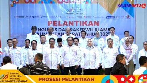 AMSI Kalbar Gelar Pelantikan dan Rakerwil III 2025, Bahas Peluang Media Siber di Era AI