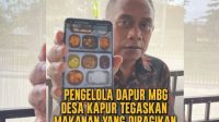 Pengelola Dapur MBG Desa Kapur Tegaskan Makanan yang Dibagikan Layak Konsumsi