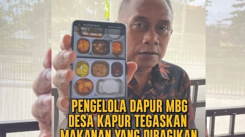 Pengelola Dapur MBG Desa Kapur Tegaskan Makanan yang Dibagikan Layak Konsumsi
