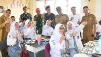 Danlanud Supadio Tinjau Launching Perdana Program MBG di Pontianak
