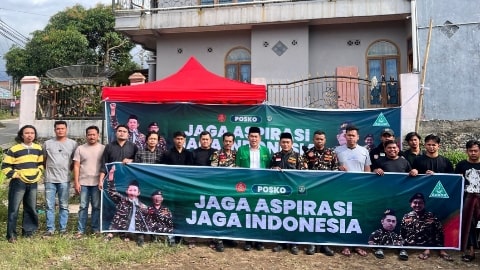 GP Ansor Sumbar Resmikan Posko Jaga Aspirasi, Jaga Indonesia