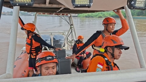 Tim SAR Gabungan Tanbah Dua Hari Pencarian ABK TB Kapuas Bahari 15
